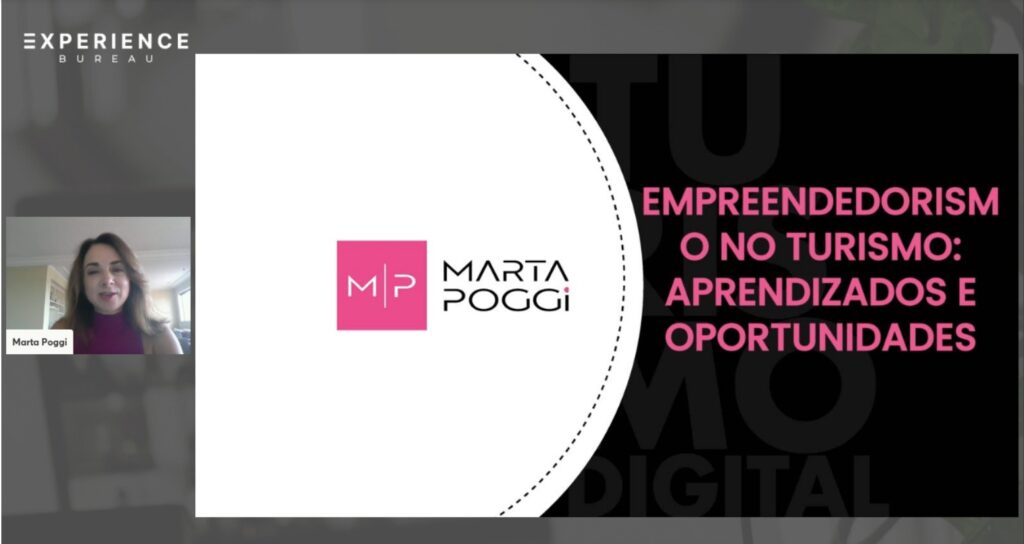 Marta Poggi discute empreendedorismo e tendências no turismo durante apresentação no Bureau Mundo 